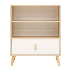 Bopita Jort Ladekast – Wit/Naturel