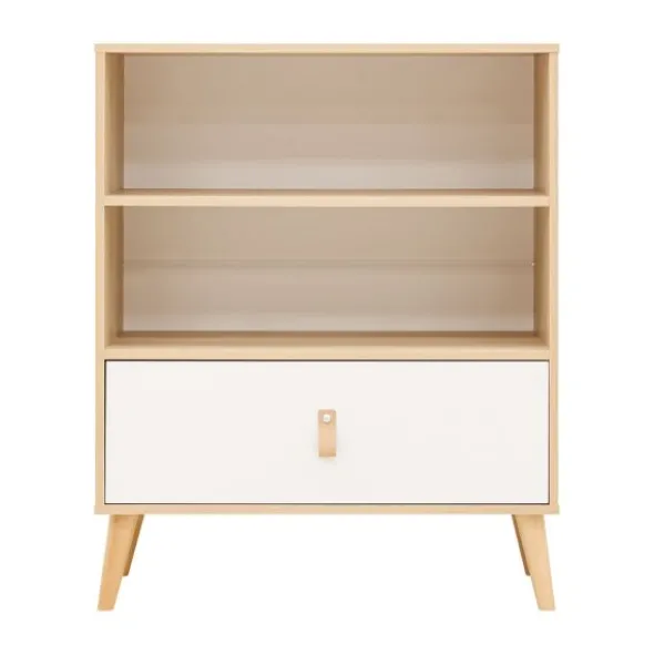 Bopita Jort Ladekast – Wit/Naturel