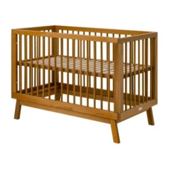 Bopita Kaleo Babykamer - Dune / Rose Wood | Bed 60 x 120 cm + Commode