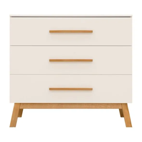 Bopita Kaleo Babykamer - Dune / Rose Wood | Bed 60 x 120 cm + Commode