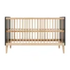 Bopita Lena Bedbank Mat Zwart / Naturel 70 x 140