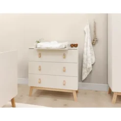 Bopita Lines Babykamer Dune | Bed 60 x 120 cm + Commode