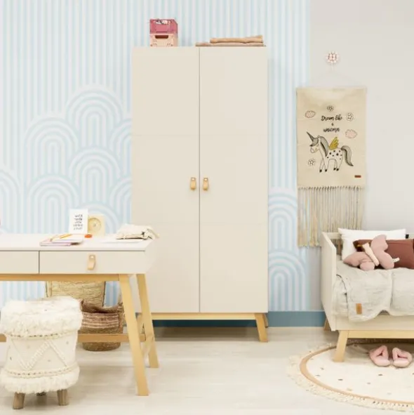 Bopita Lines Kinderkamer Dune / Naturel | Bed 90 x 200 cm + Bedplankje