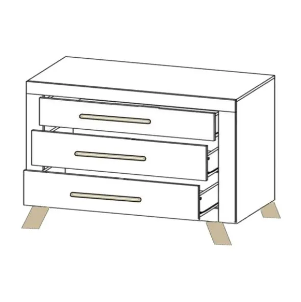 Bopita Lisa Commode Wit / Naturel