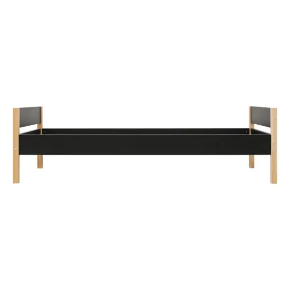 Bopita Lucas Bed - 90 x 200 cm - Zwart / Naturel