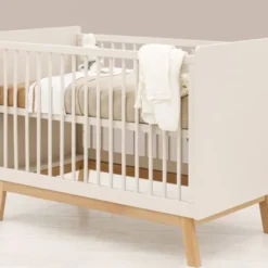 Bopita Saba Babykamer - Dune / Naturel - Ledikant 60x120 cm + Commode
