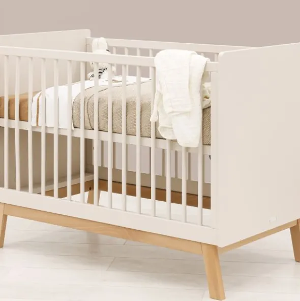 Bopita Saba Babykamer - Dune / Naturel - Ledikant 60x120 cm + Commode
