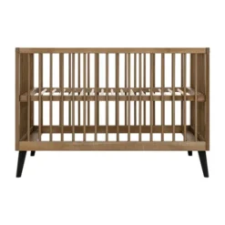 Bopita Zara Babykamer Walnoot | Bed 60x120 + Commode