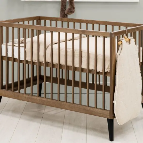 Bopita Zara Babykamer Walnoot | Bed 60x120 + Commode