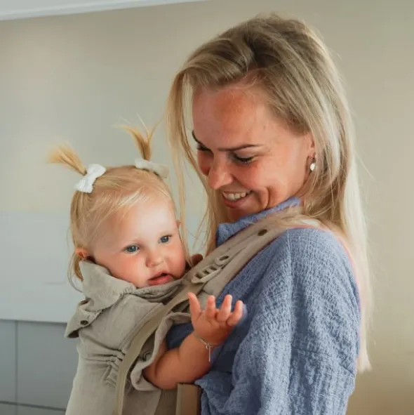 ByKay Buikdrager Click Classic Pro - Linnen - Oat