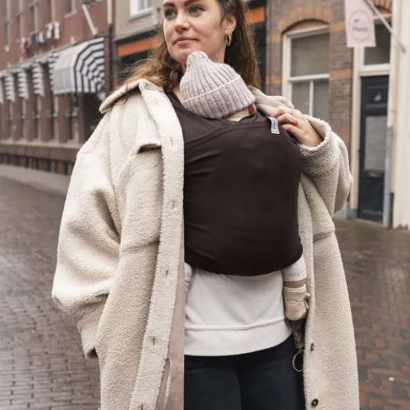 ByKay Stretchy Wrap Deluxe Draagdoek - Mt. L - Chocolate