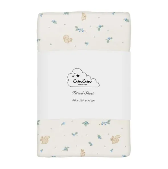 Cam Cam Blueberries Hoeslaken – 60 x 120 x 15 cm