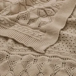 Cam Cam Copenhagen Pointelle Gebreide Baby Deken - Hazel