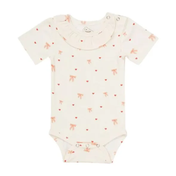 Cam Cam Copenhagen Romper Korte Mouw - Olivia - Maat 56 - Bows