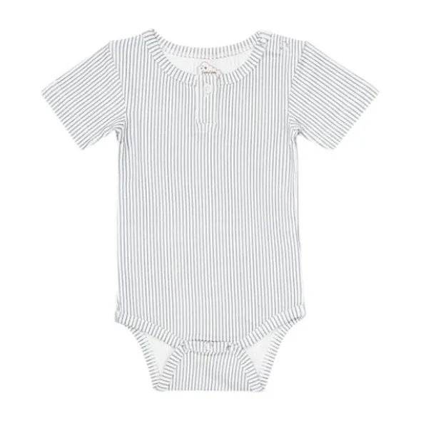 Cam Cam Copenhagen Short Sleeved Body Elliot - 62 cm - Classic Stripes Blue