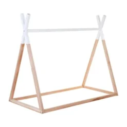 Childhome Bedframe Naturel / Wit 70 x 140 cm