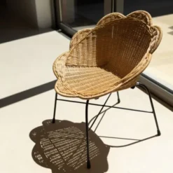Childhome Flower Kinderstoel - Rotan