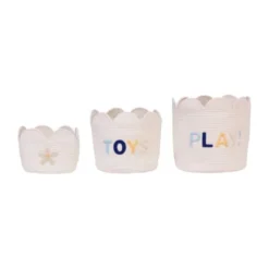 Childhome Flower Mand – 30 cm - Ecru