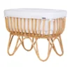 Childhome Rattan Wieg Rechthoekig Met Matras Naturel