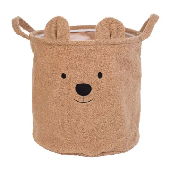 Childhome Teddy Opbergmand – 40 x 40 cm – Bruin