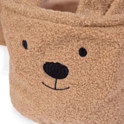 Childhome Teddy Opbergmand – 30 x 30 cm – Bruin
