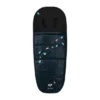 Cybex Jewels Of Nature Platinum Voetenzak Dark Blue