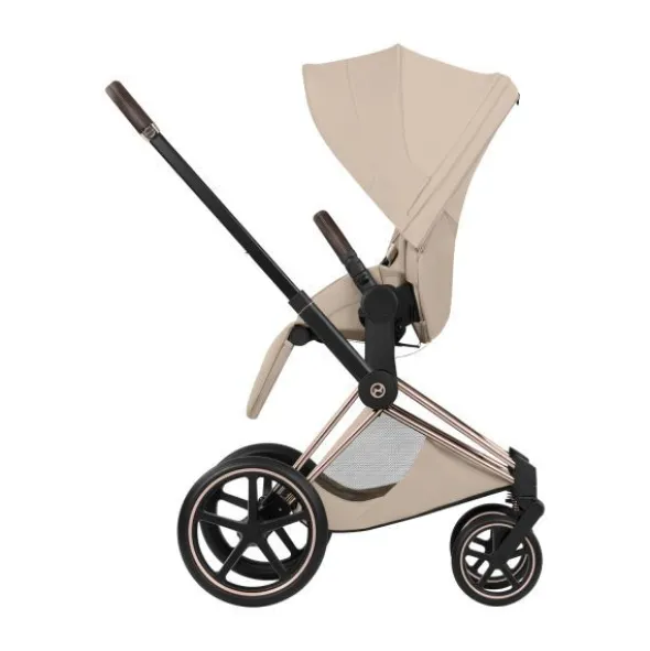 Cybex Priam 5 Style Kinderwagen Bundel - Rosegold/Cozy Beige