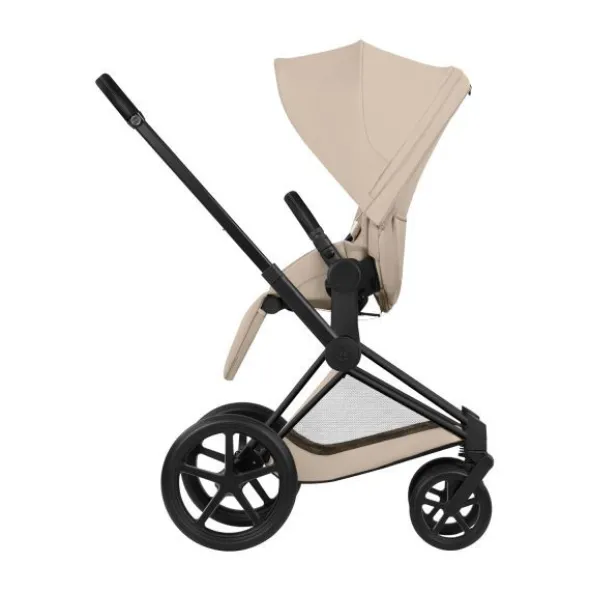 Cybex Priam 5 Style Kinderwagen Bundel - Matt Black/Cozy Beige