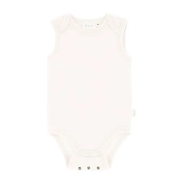 DAY Meegroeiromper Mouwloos - Off White - Mt. 50/56