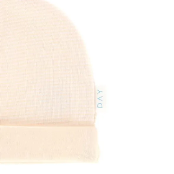 DAY Mutsje - Apricot Gestreept - 0-6 Mnd