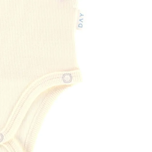 DAY Overslagromper Lange Mouw Rib - Mt. 50/56 - Cream