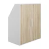 Diagone Onderkast Schuine Wand 2-Deurs - Eik / Wit