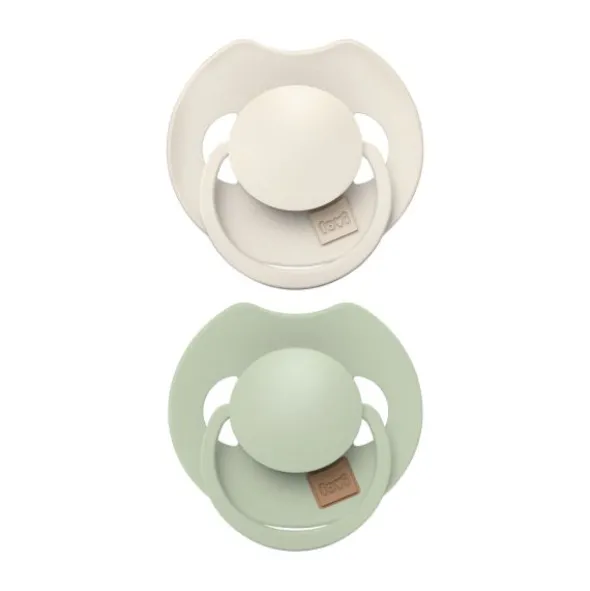 Difrax Dynamic Lovi Prime Fopspeen - 0-6mnd - 2st. - Coconut/Pistachio