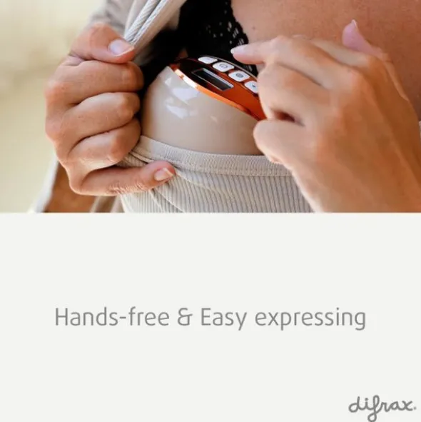 Difrax Hands-Free Duo Borstkolf