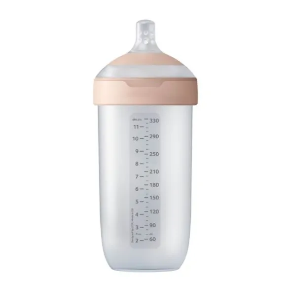 Difrax Mammafeel Fles – 330 ml – Soft Pink
