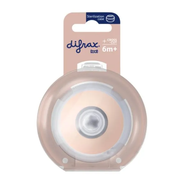 Difrax Mammafeel Flessenspeen – CrossCut – 6+