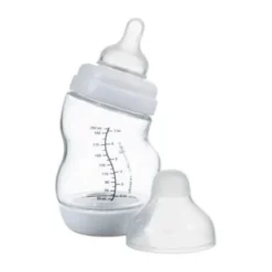 Difrax S-fles breed 200 ml Glas - Wit