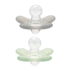Difrax Siliconen Fopspeen Stone / Sage 6-12 Mnd 2 Stuks