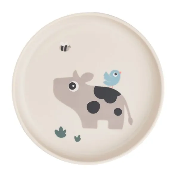 Done By Deer Bord - Tiny Farm - Rond - 18 cm - Sand