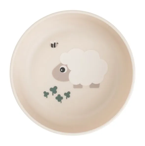Done By Deer Bord - Tiny Farm - Rond - 14 cm - Sand