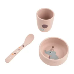 Done By Deer Celebration Stick&Stay Eerste Maaltijd Set - Powder