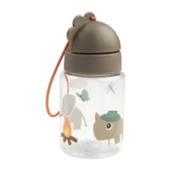 Done By Deer Drinkfles Met Rietje - Tiny Trails - Sand - 280 ml