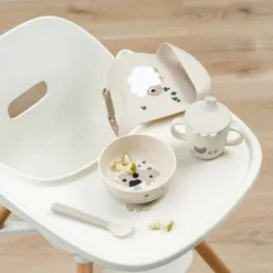 Done By Deer Foodie First Meal Set - Happy Clouds - 3-Delig - Green