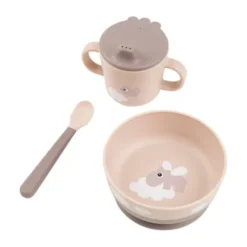 Done By Deer Foodie First Meal Set - Happy Clouds - 3-Delig - Green