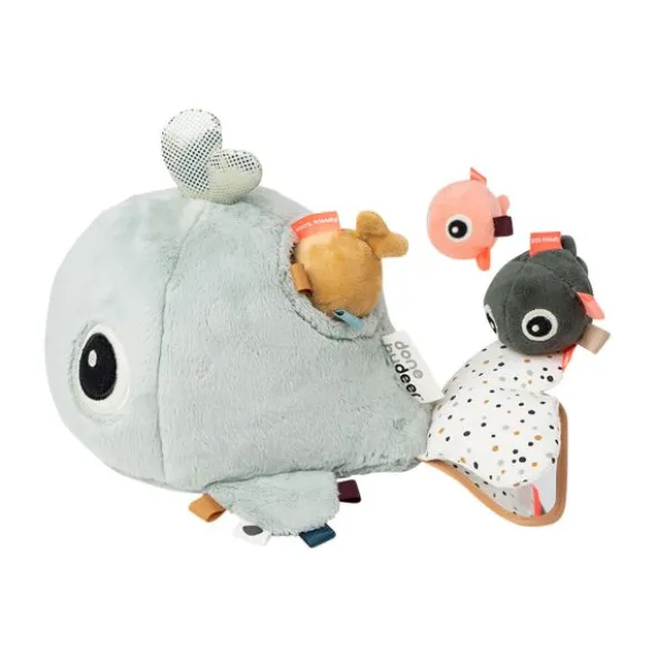 Done by Deer Hide & Seek Activity Toy - Clucky - Sand