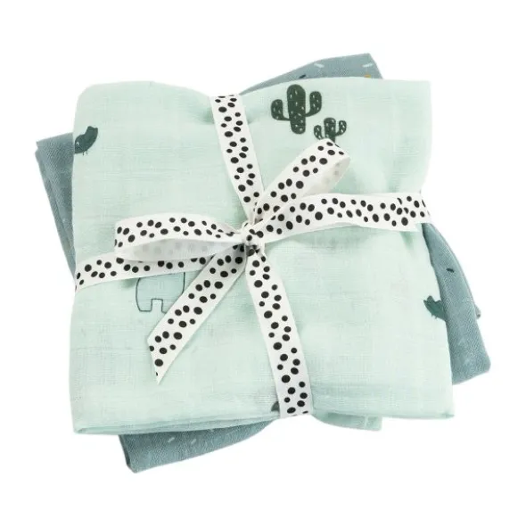 Done By Deer Lalee Hydrofiel Luiers - 2 Stuks - Blue