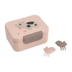 Done By Deer Lunchbox met Snackprikkers - Tiny Farm - Blue