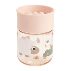 Done By Deer 360° Oefenbeker - Tiny Farm – Blue