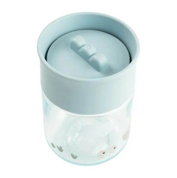 Done By Deer 360° Oefenbeker - Tiny Farm – Blue