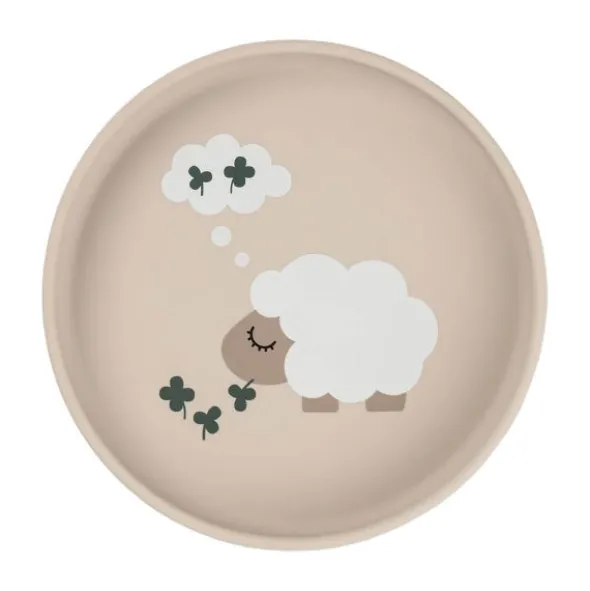Done By Deer Stick & Stay Bord - Playground - Rond - 18 cm - Blue